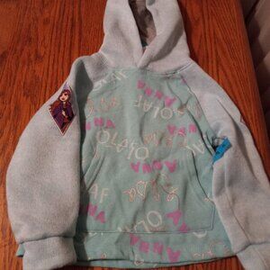 NWT Disney Frozen Elsa Anna Sweatshirt Hoody Size 4T Cozy Warm Kids' Gifts